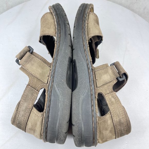 NOAT Mens Martin 45 US 11.5/12 Suede Adjustable Velcro Strap Orthotic Sandals - Picture 7 of 10